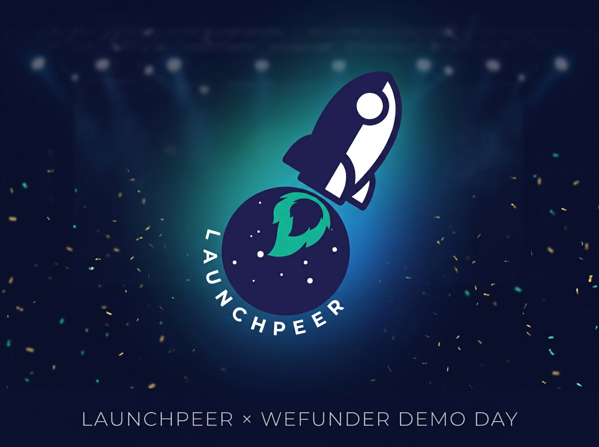 Launchpeer × WeFunder Demo Day artwork